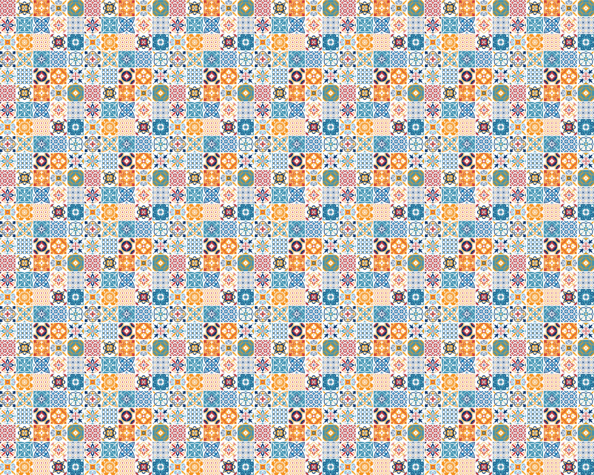Toilettenrückwand Patchwork