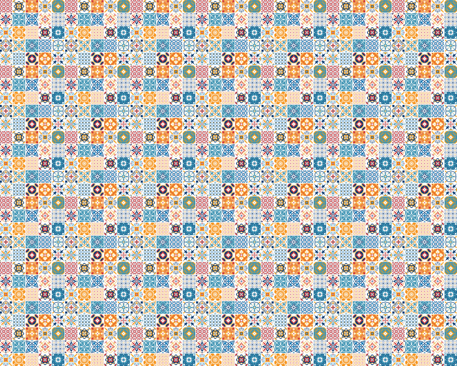 Toilettenrückwand Patchwork