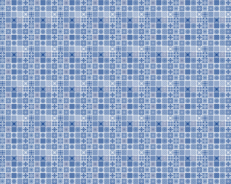 Toilettenrückwand Patchwork