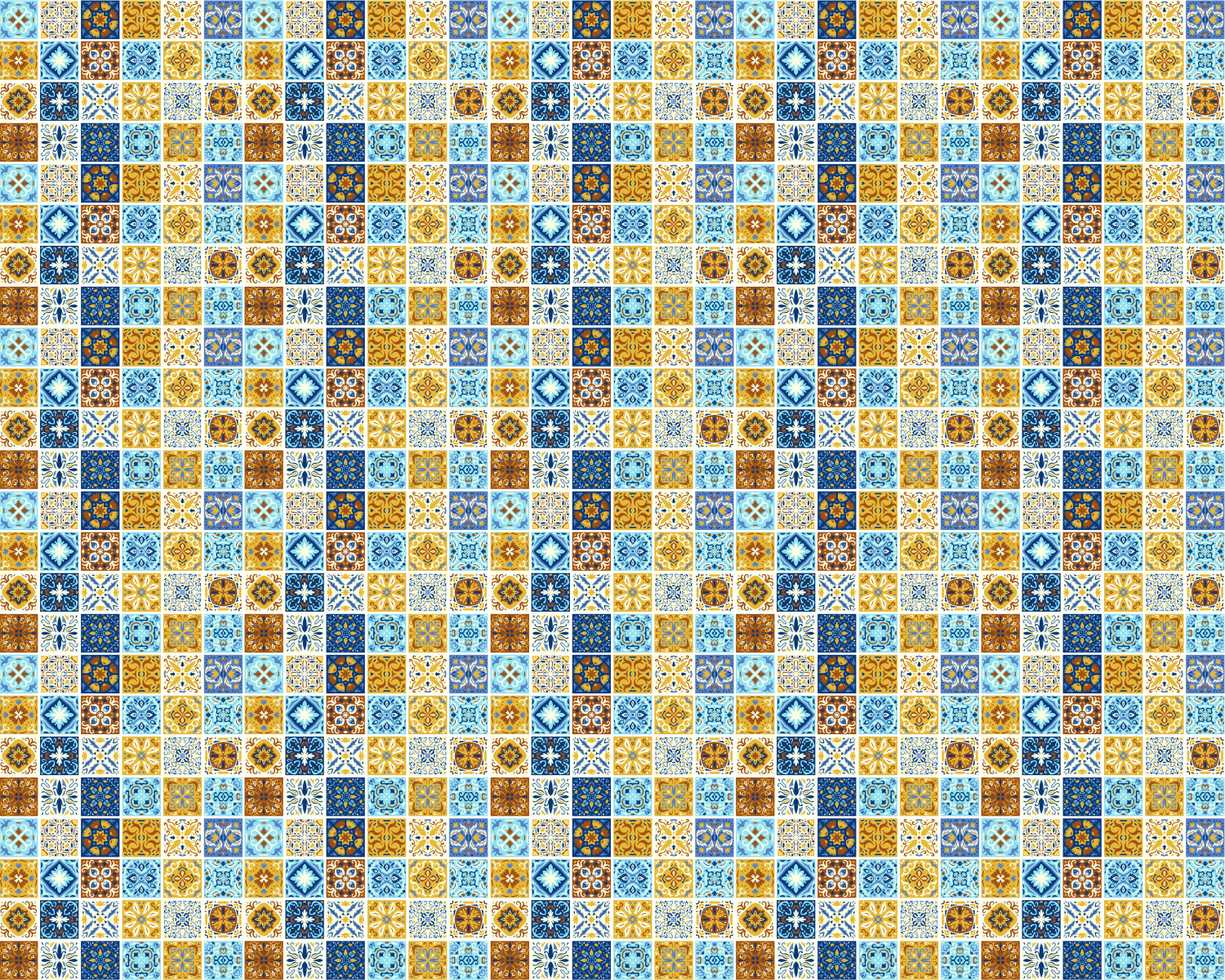 Toilettenrückwand Patchwork