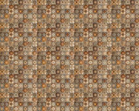Toilettenrückwand Patchwork