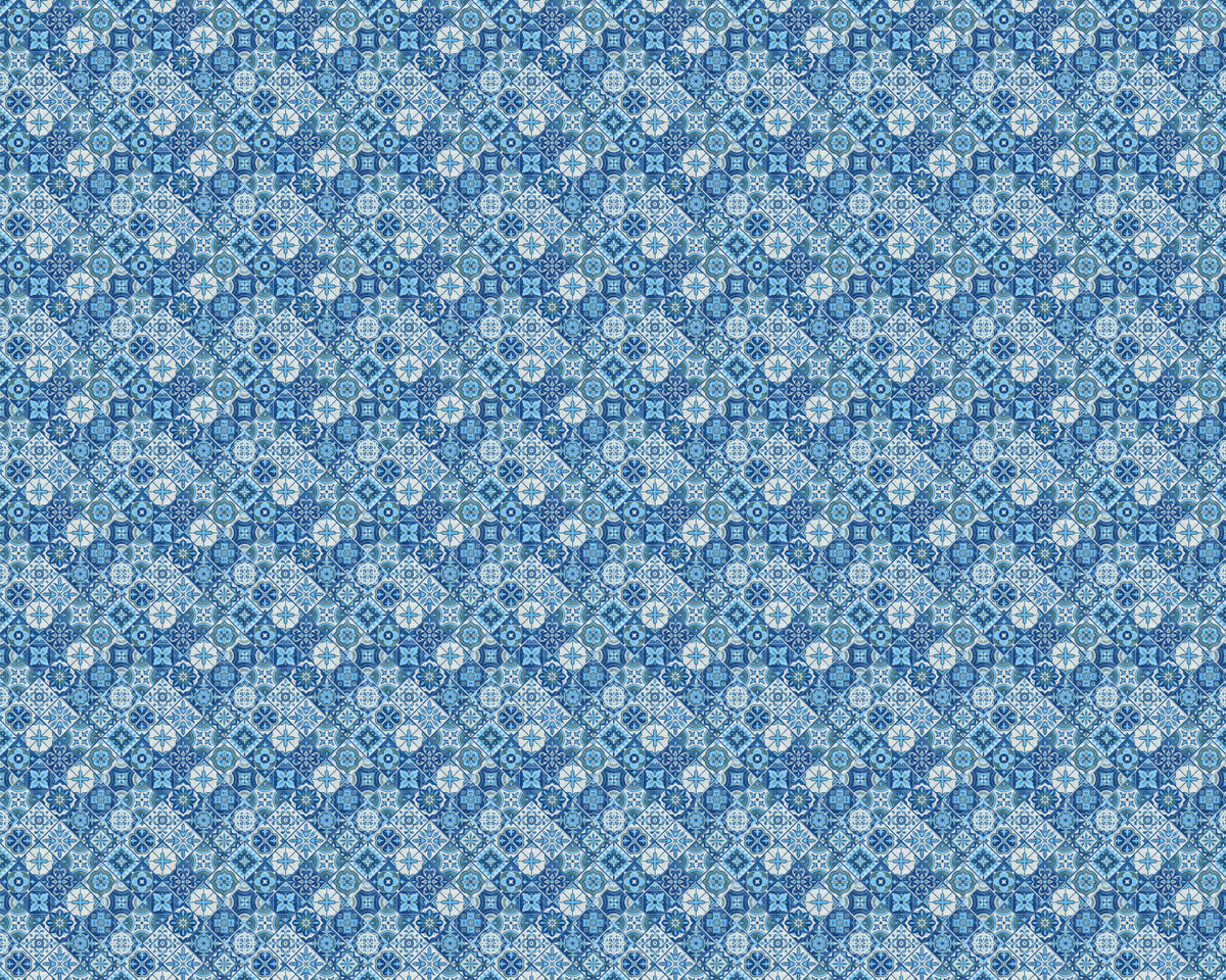 Toilettenrückwand Patchwork