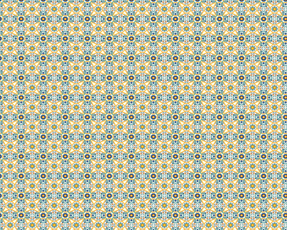 Toilettenrückwand Patchwork