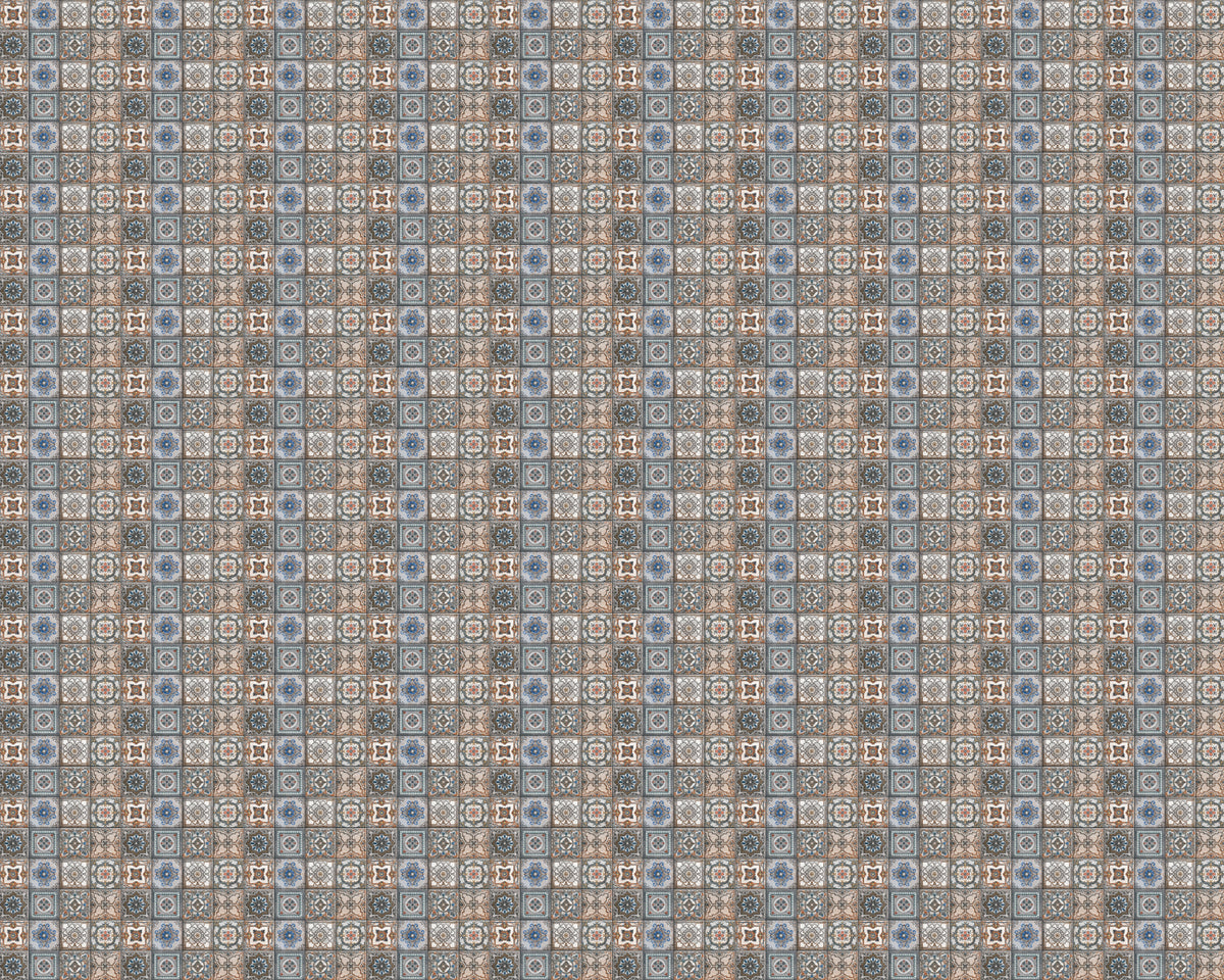 Toilettenrückwand Patchwork