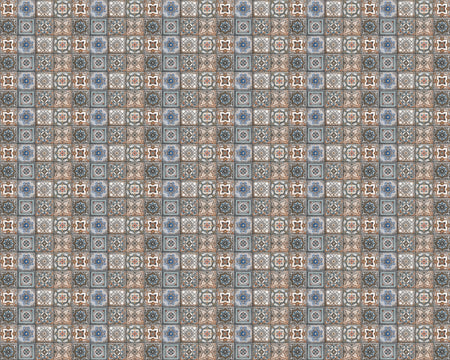 Toilettenrückwand Patchwork