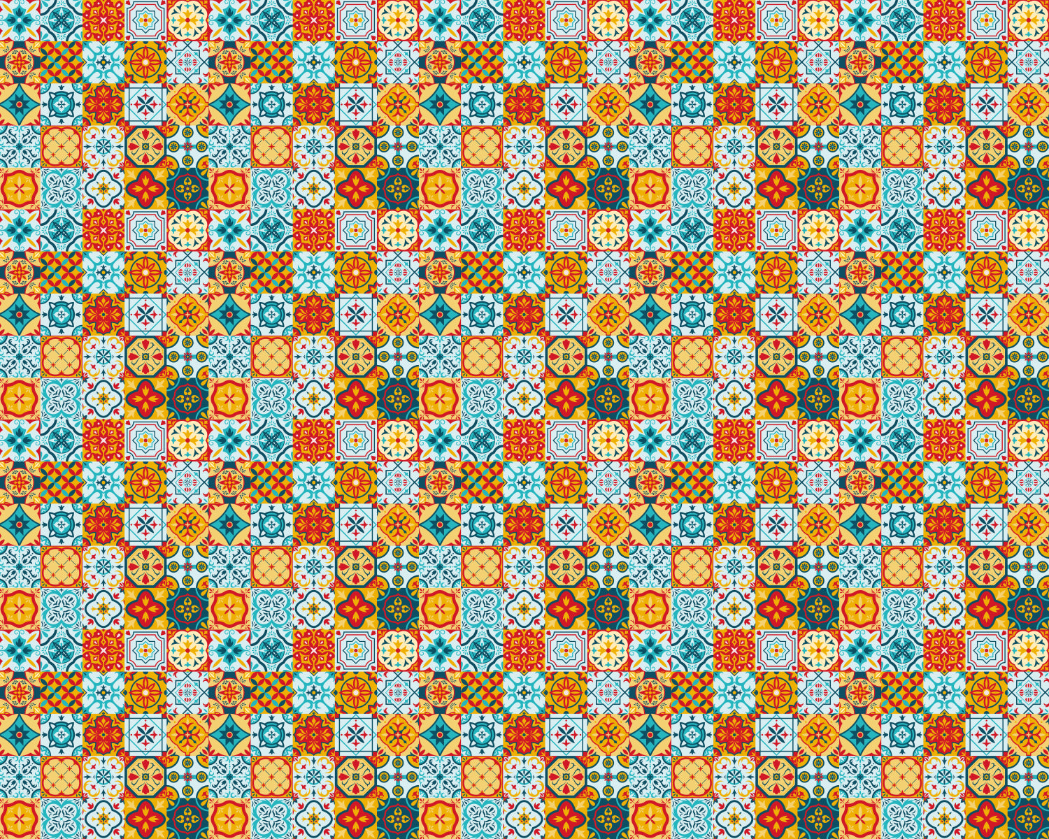 Toilettenrückwand Patchwork