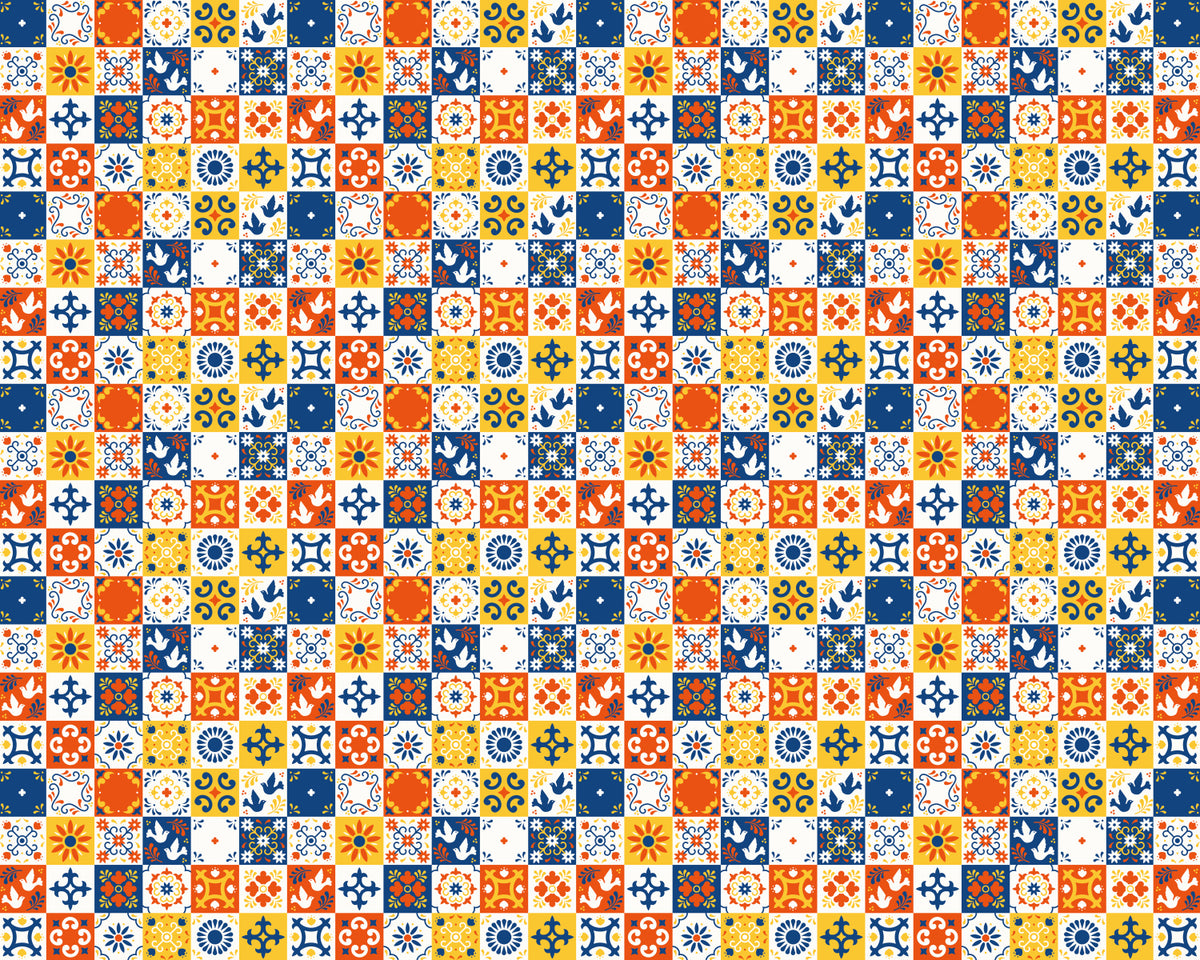 Toilettenrückwand Patchwork