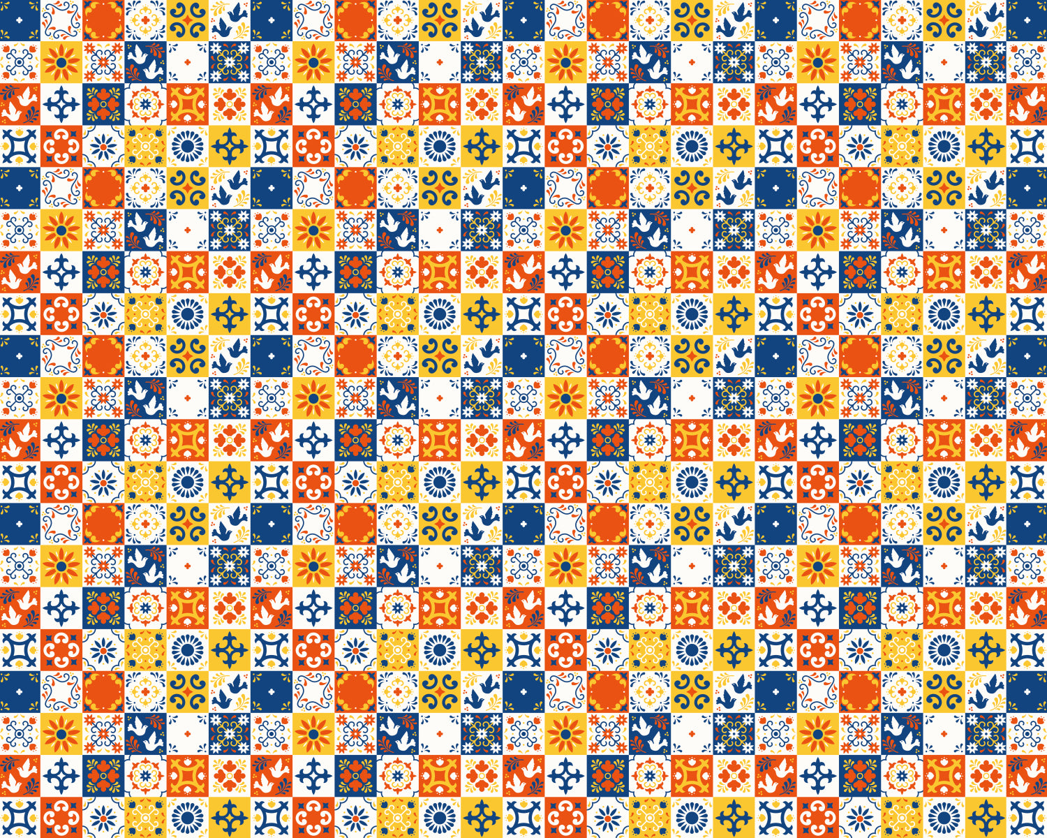 Toilettenrückwand Patchwork