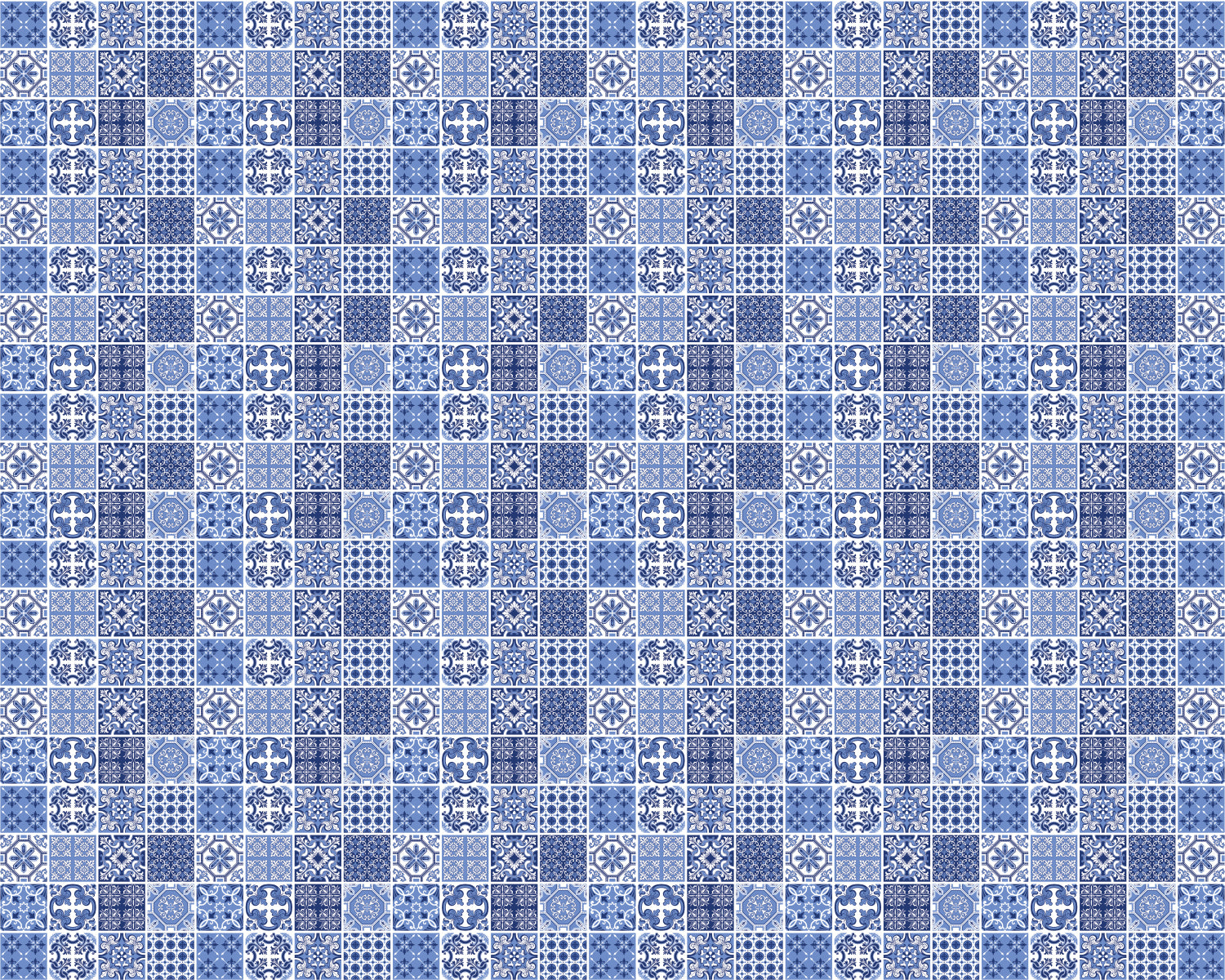 Toilettenrückwand Patchwork