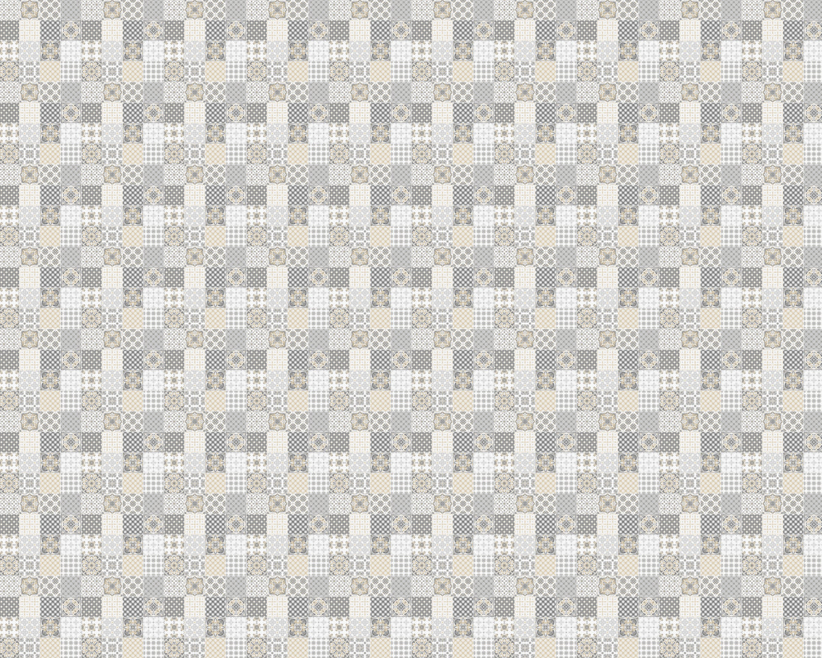 Toilettenrückwand Patchwork
