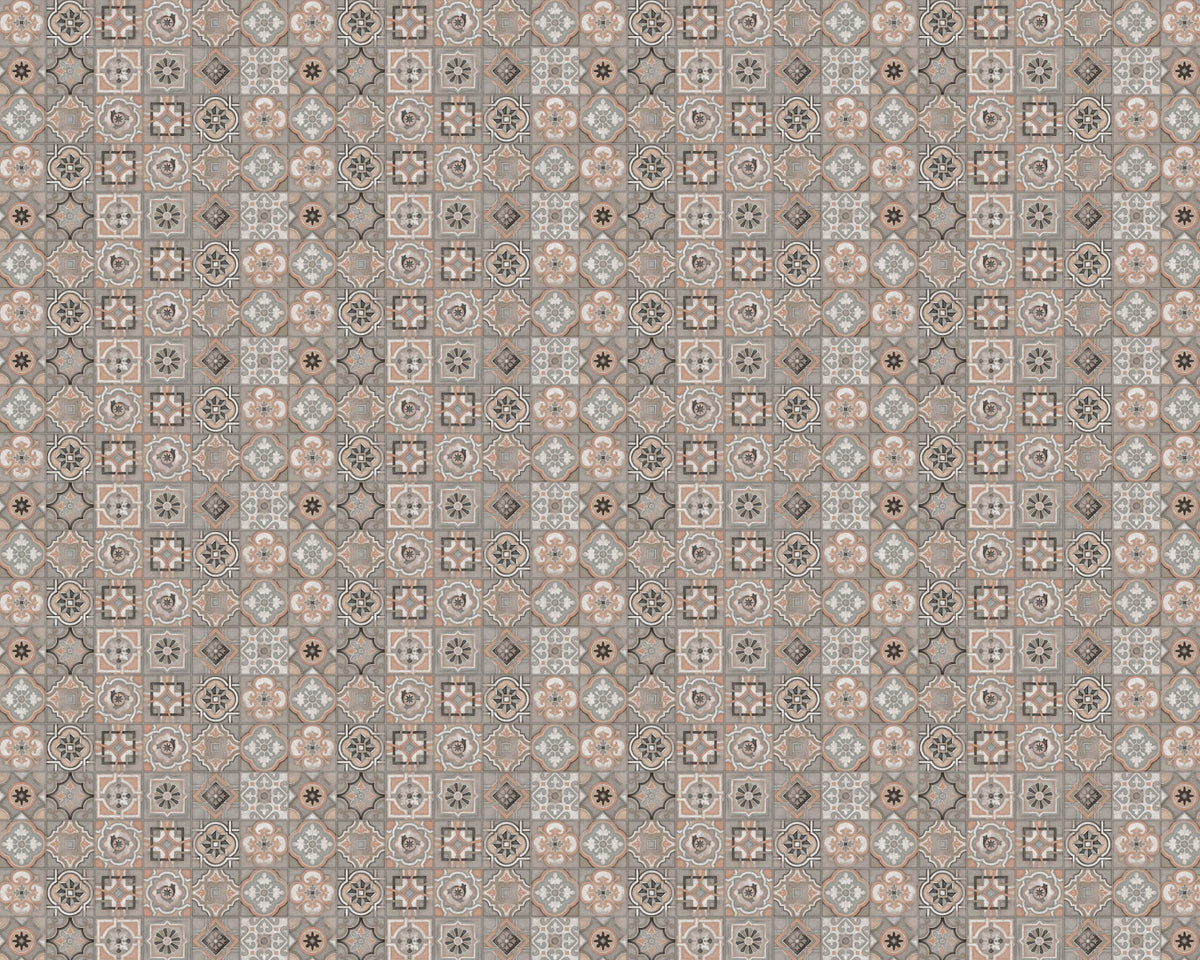 Toilettenrückwand Patchwork