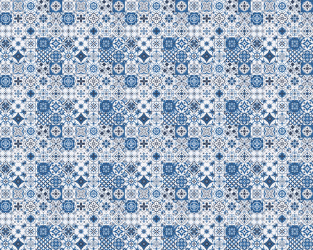 Toilettenrückwand Patchwork