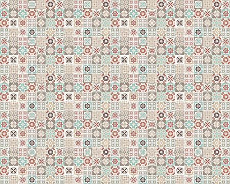 Toilettenrückwand Patchwork