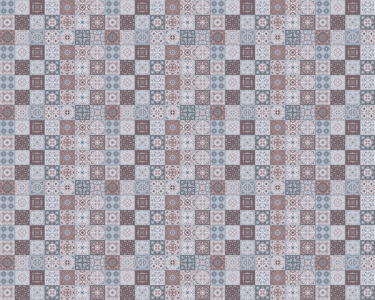 Toilettenrückwand Patchwork