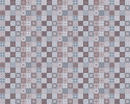 Toilettenrückwand Patchwork