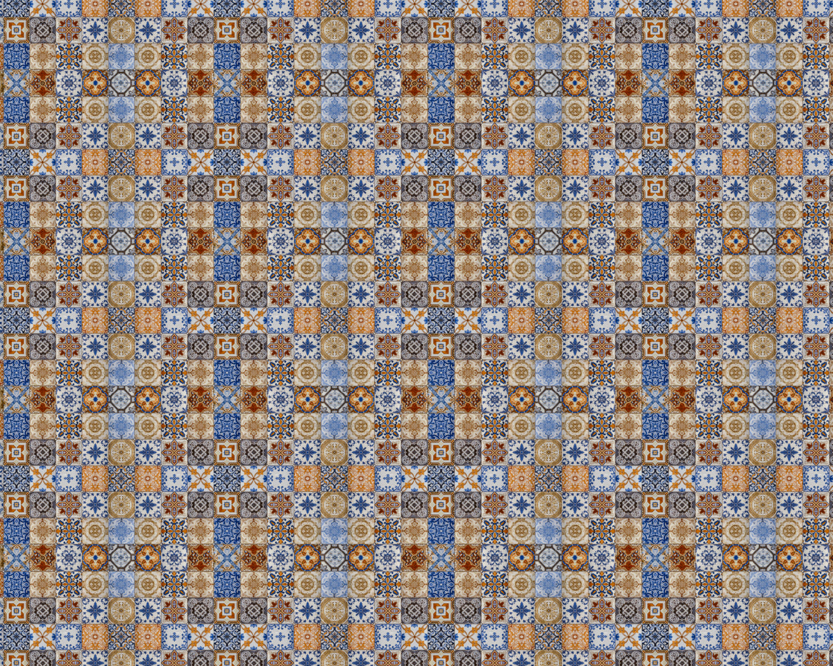 Toilettenrückwand Patchwork