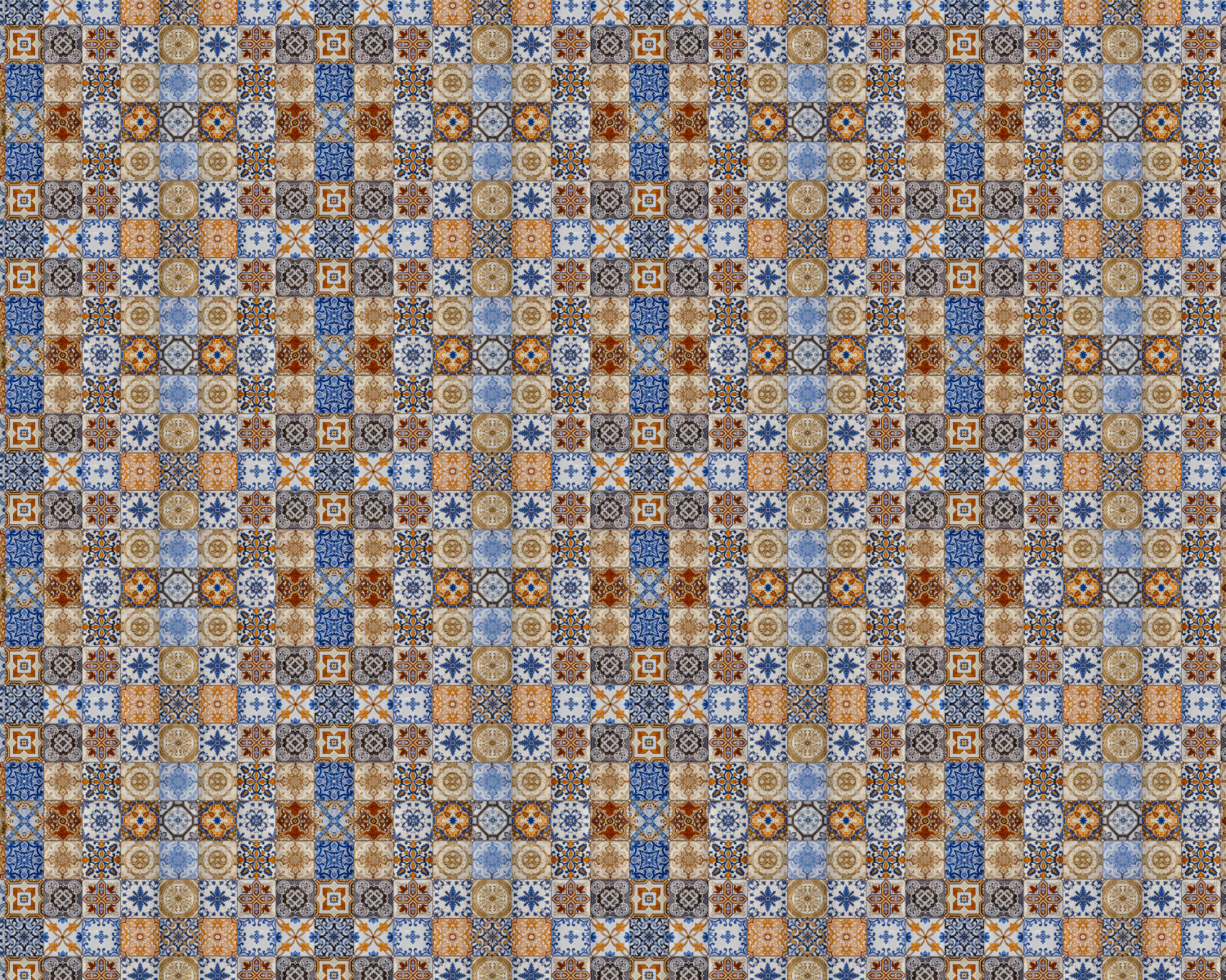 Toilettenrückwand Patchwork