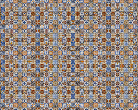 Toilettenrückwand Patchwork