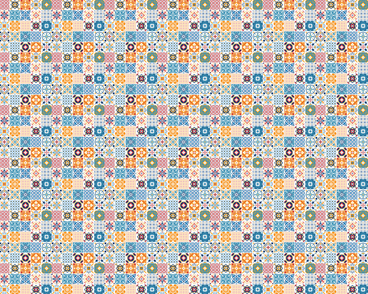 Toilettenrückwand Patchwork
