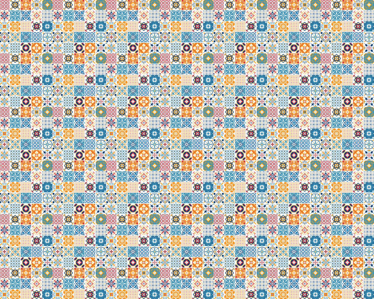 Toilettenrückwand Patchwork