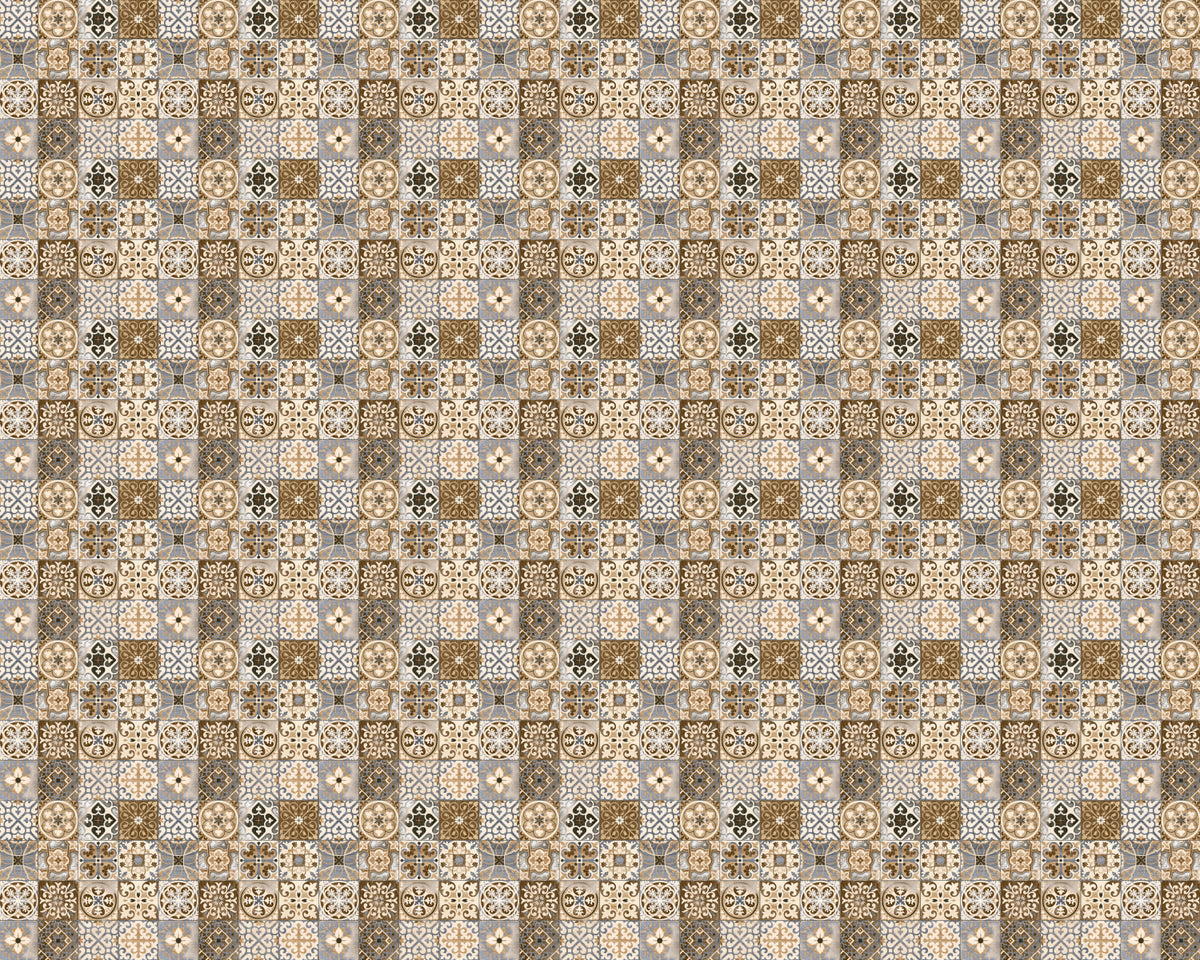 Toilettenrückwand Patchwork