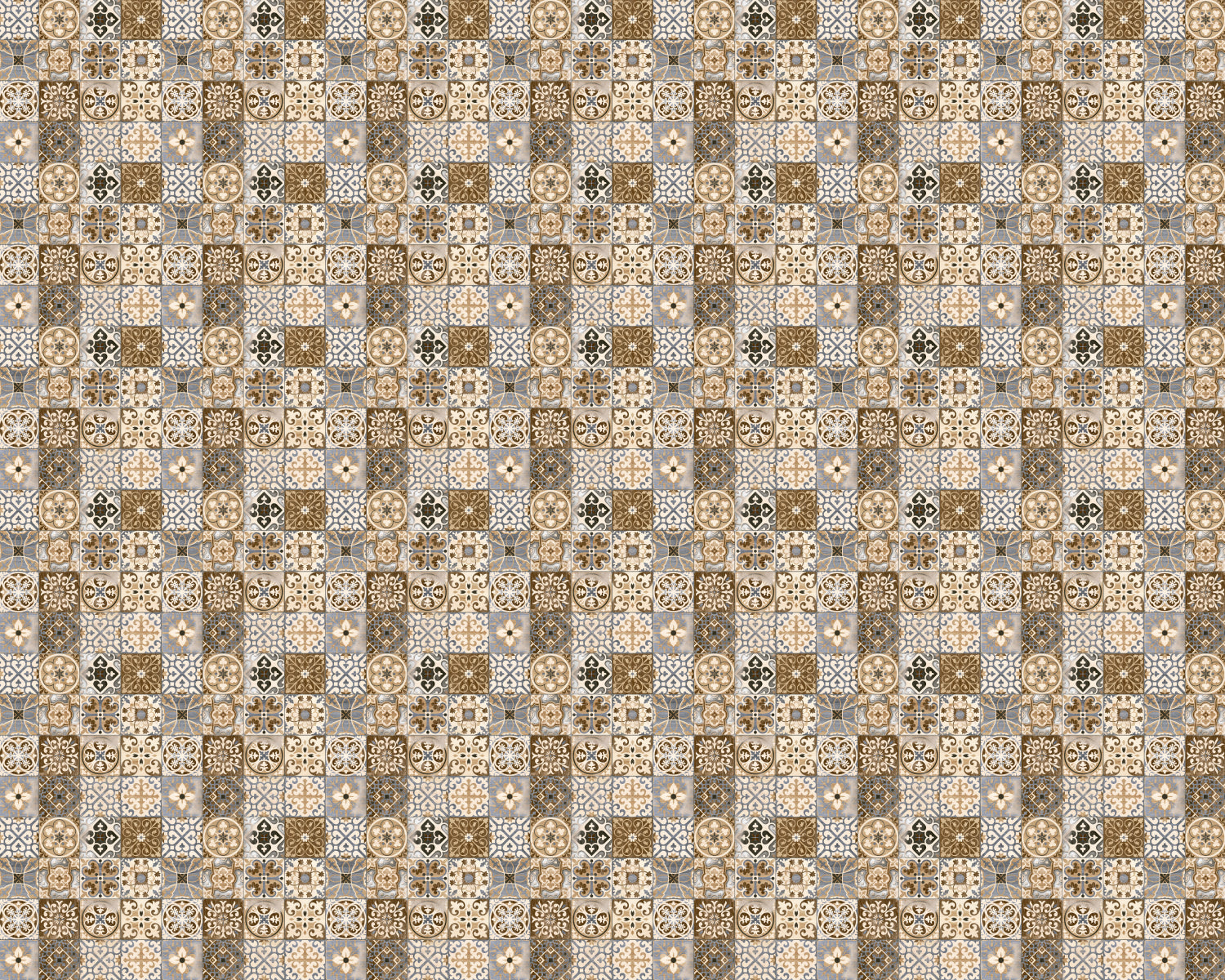 Toilettenrückwand Patchwork