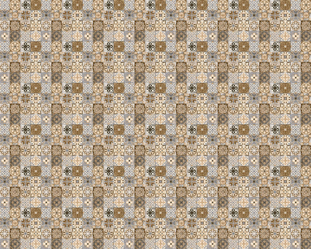 Toilettenrückwand Patchwork