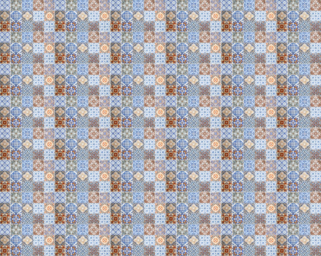 Toilettenrückwand Patchwork