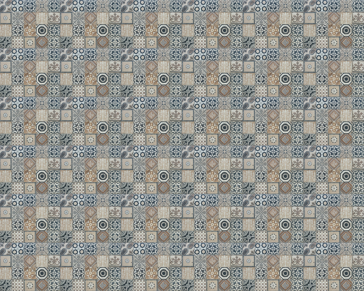 Toilettenrückwand Patchwork