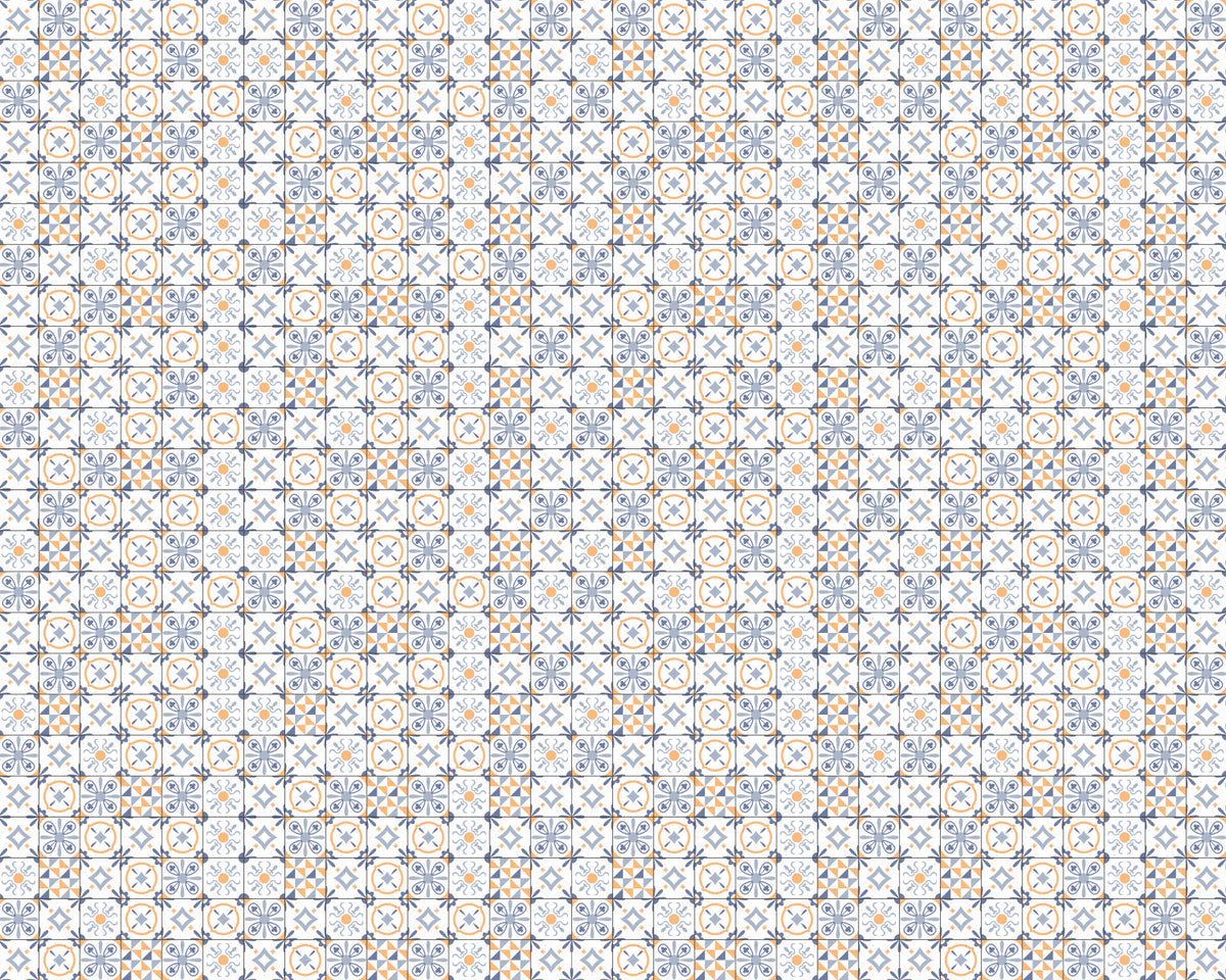 Toilettenrückwand Patchwork