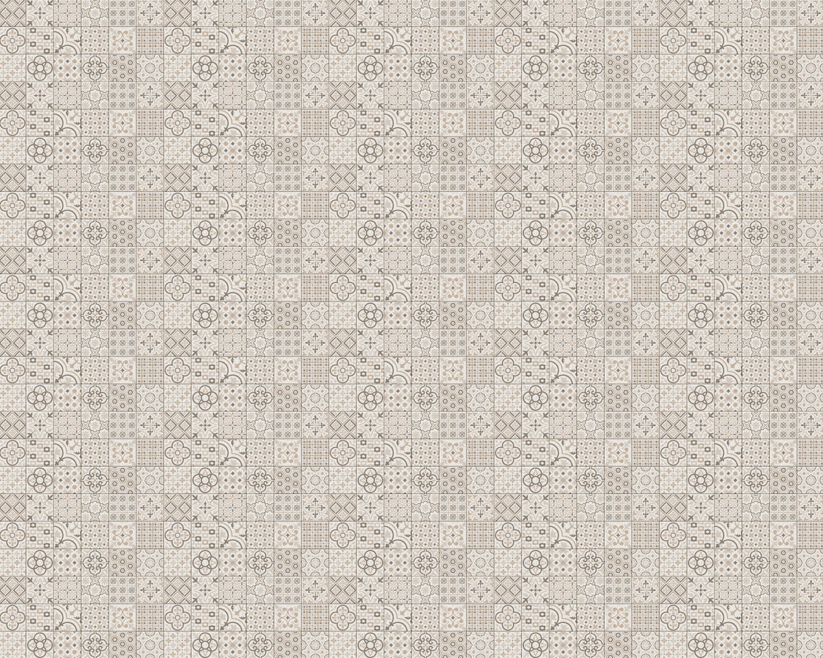 Toilettenrückwand Patchwork