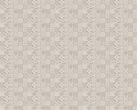 Toilettenrückwand Patchwork