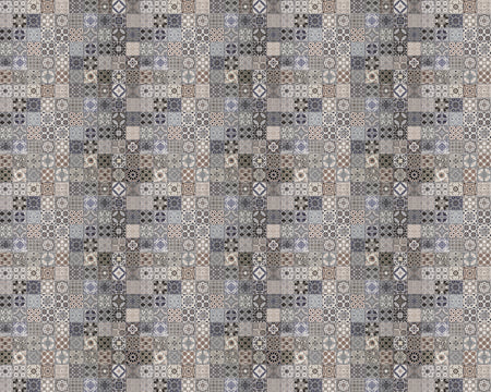 Toilettenrückwand Patchwork