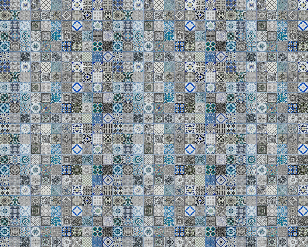 Toilettenrückwand Patchwork