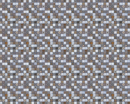 Toilettenrückwand Patchwork