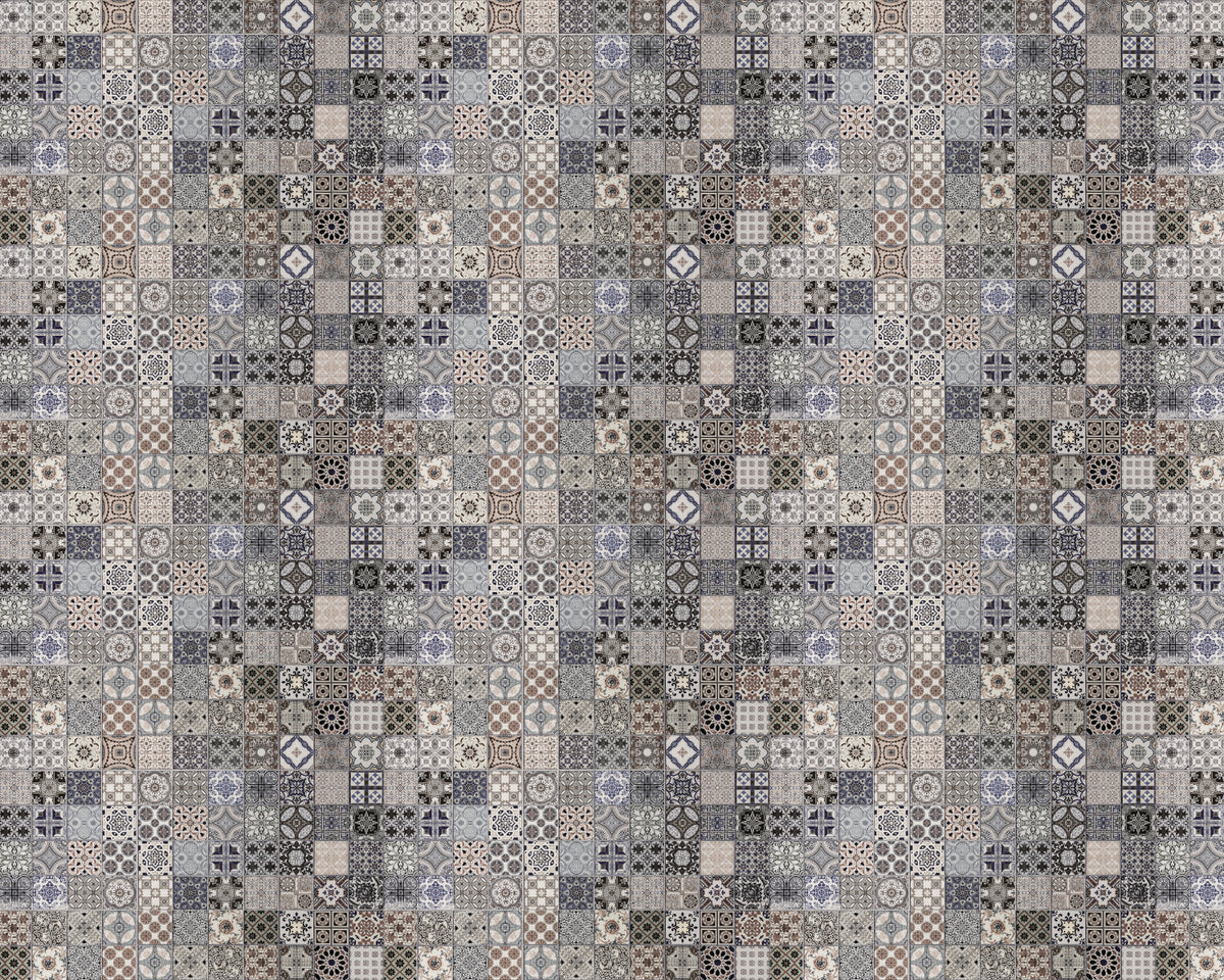 Toilettenrückwand Patchwork
