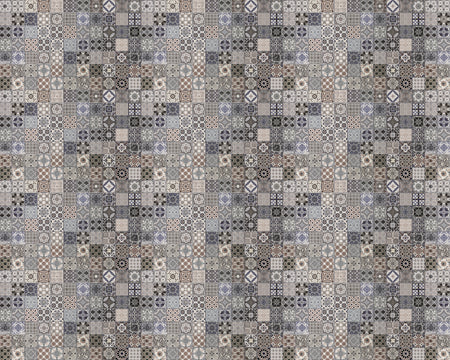Toilettenrückwand Patchwork