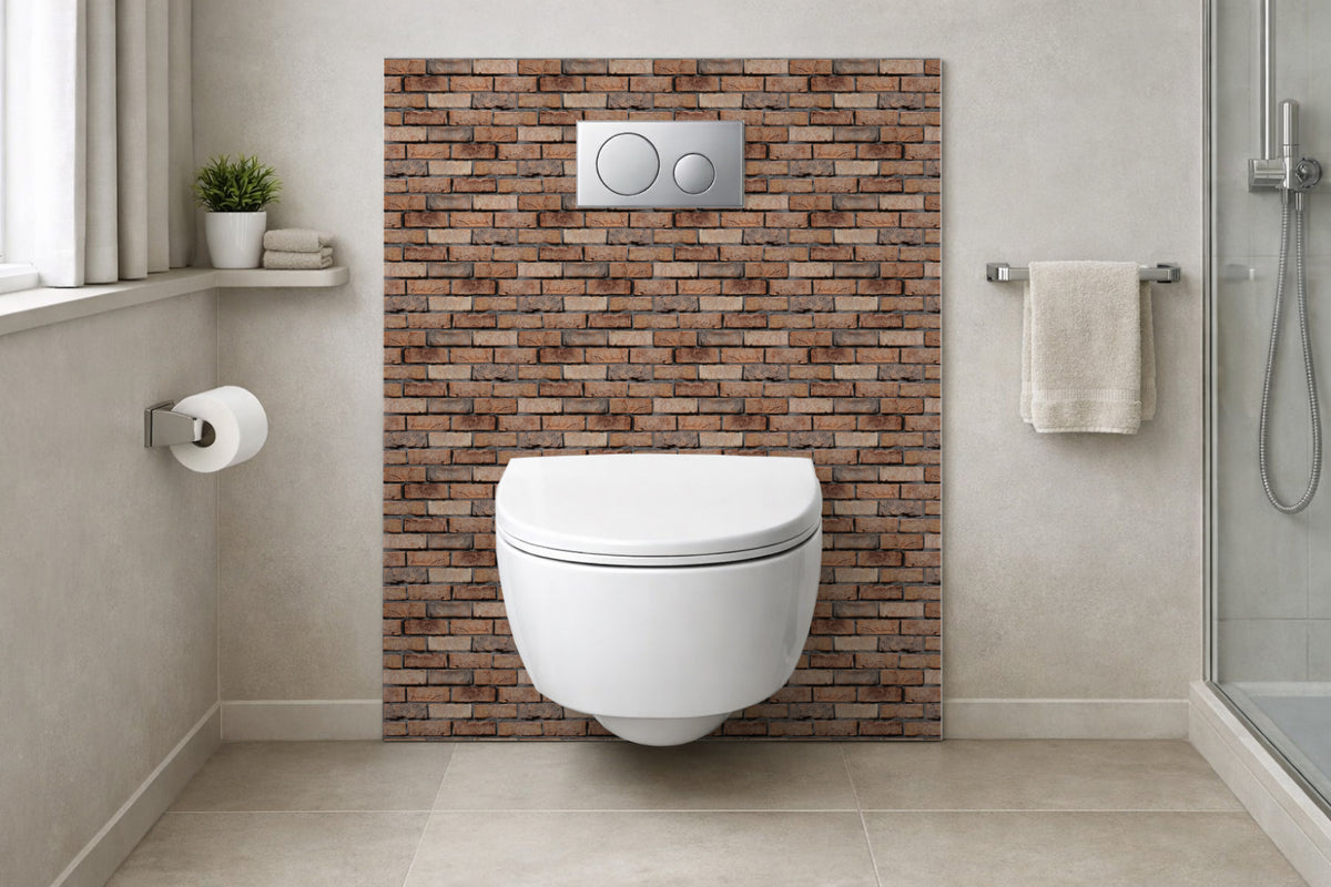 Toilettenrückwand Steinoptik