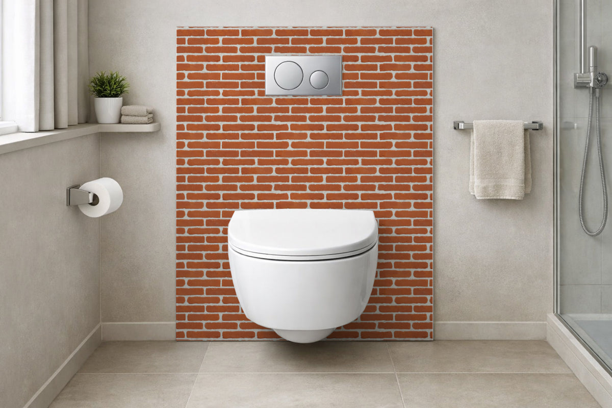 Toilettenrückwand Steinoptik