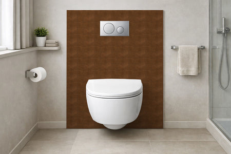 Toilettenrückwand Steinoptik