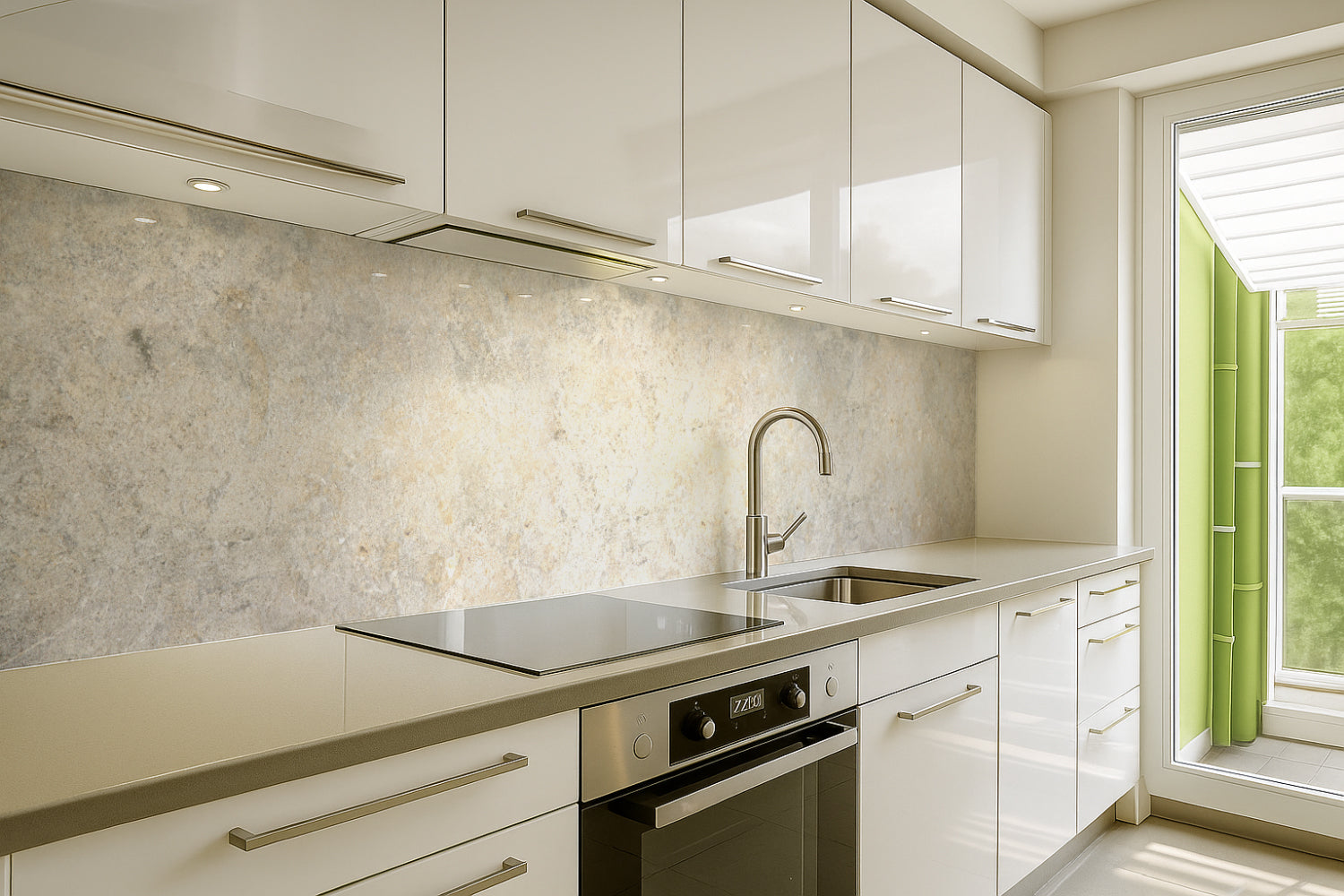 Küchenrückwand Betonoptik