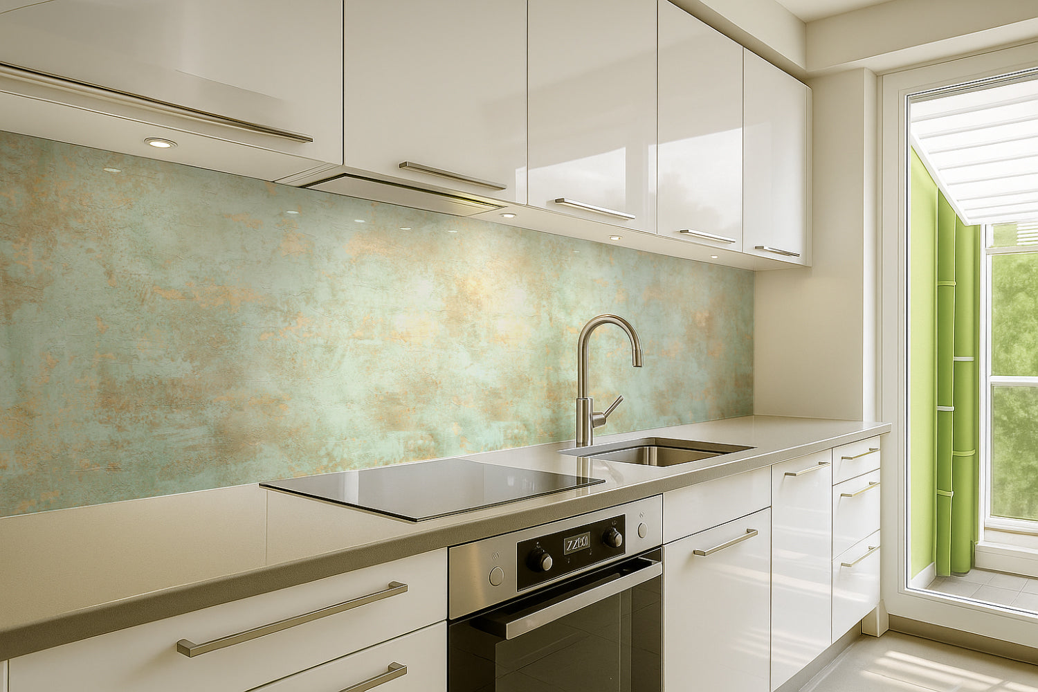 Küchenrückwand Betonoptik