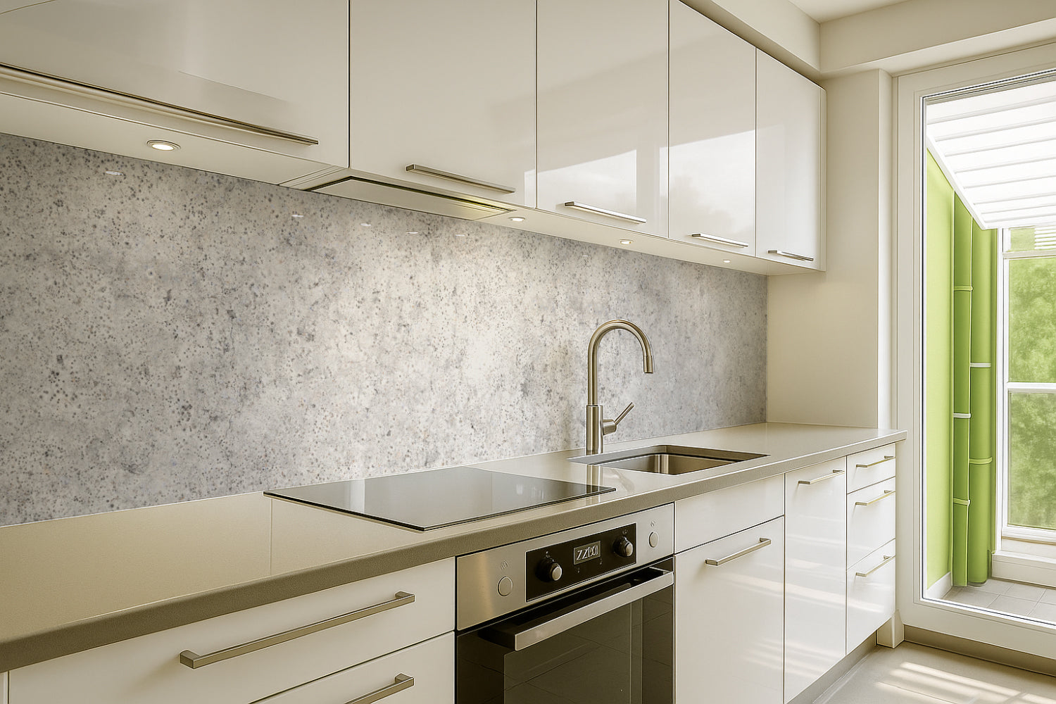 Küchenrückwand Betonoptik