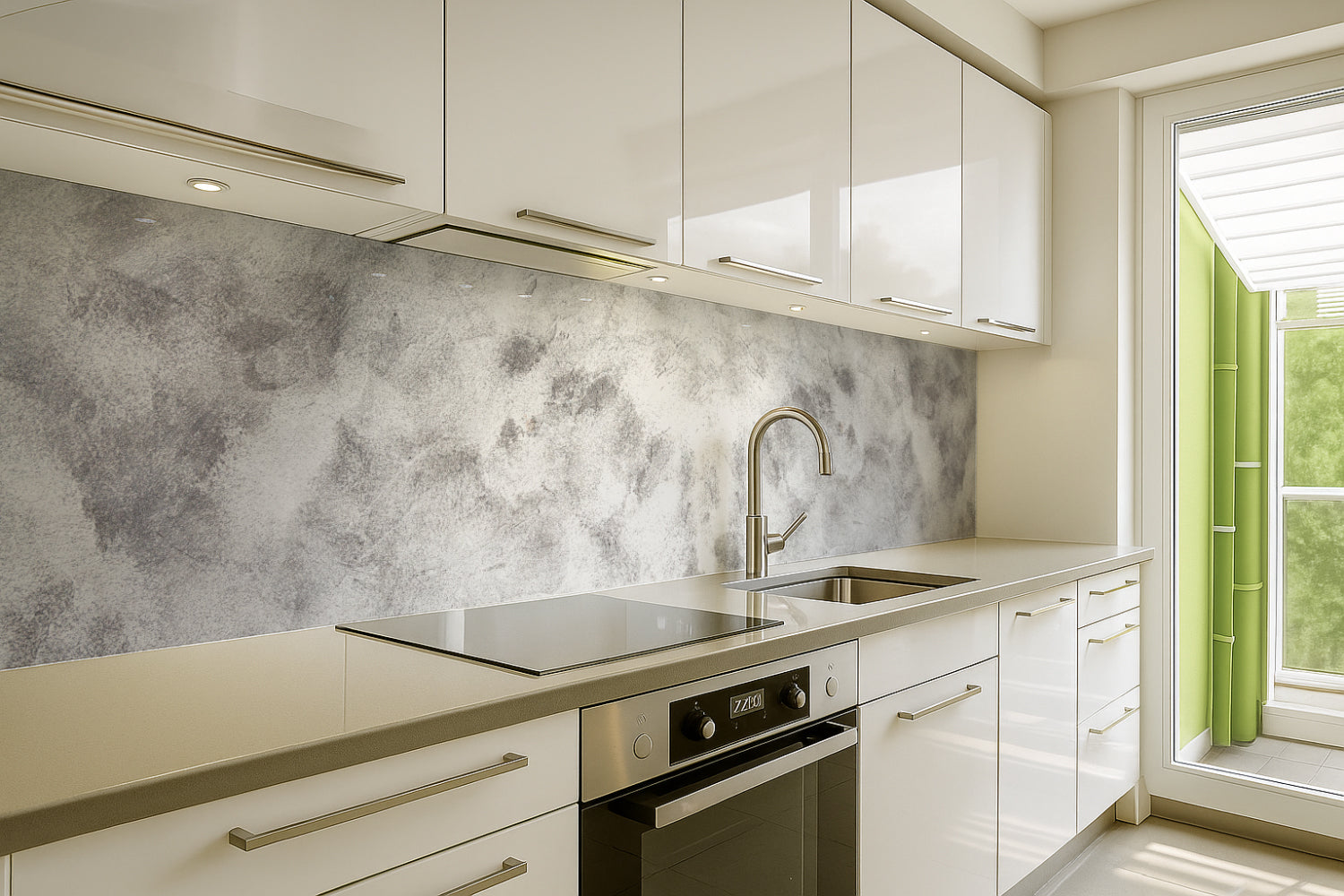 Küchenrückwand Betonoptik