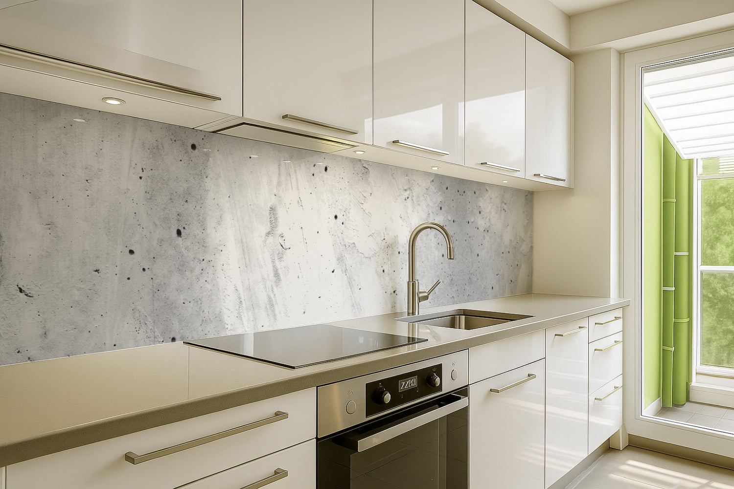 Küchenrückwand Betonoptik