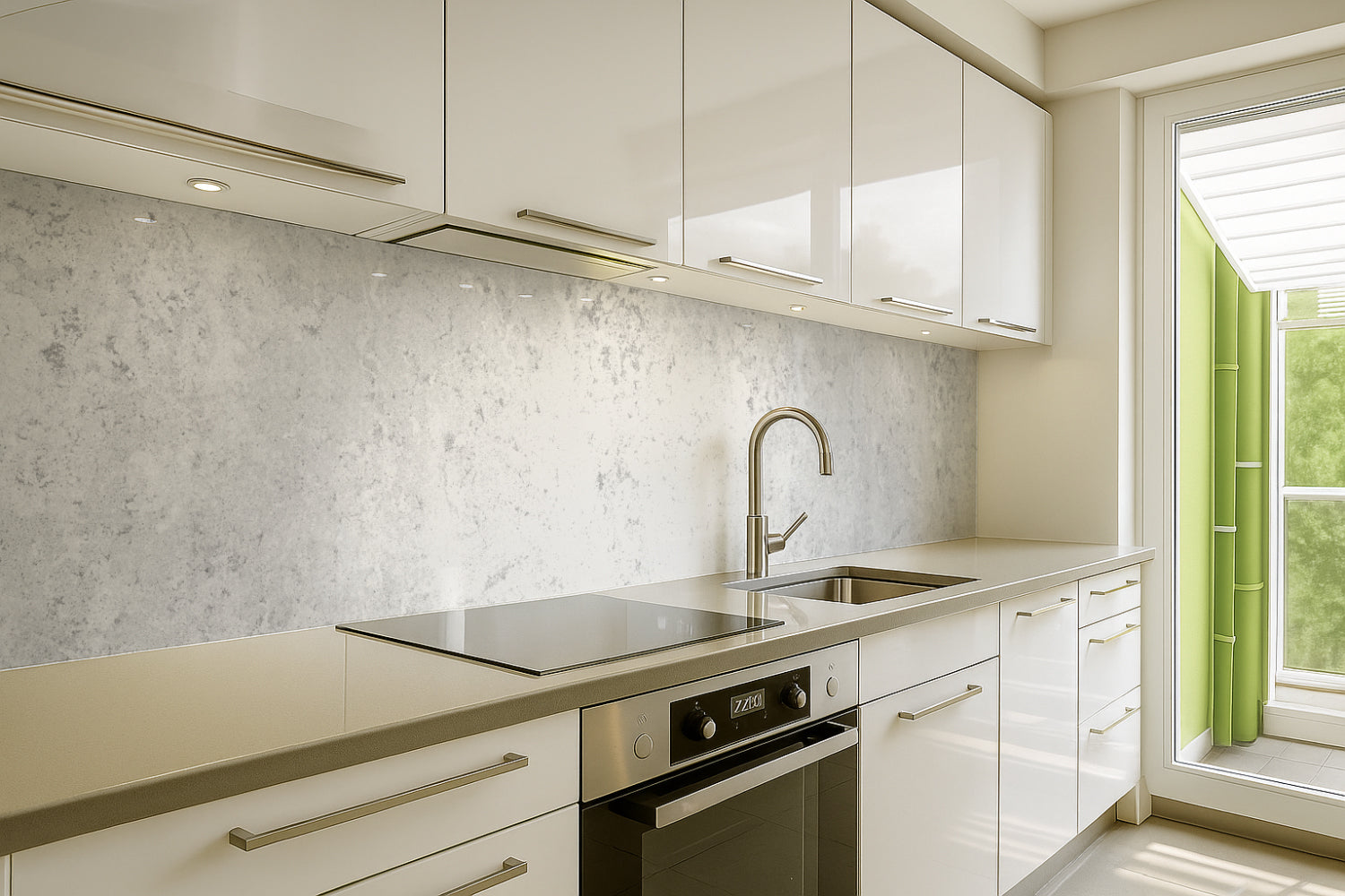 Küchenrückwand Betonoptik