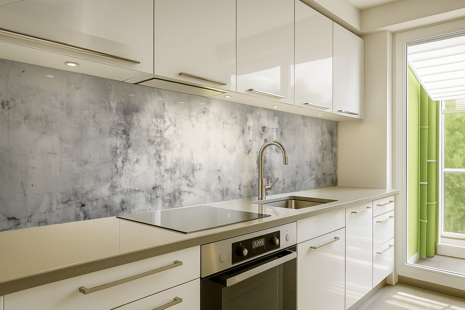 Küchenrückwand Betonoptik