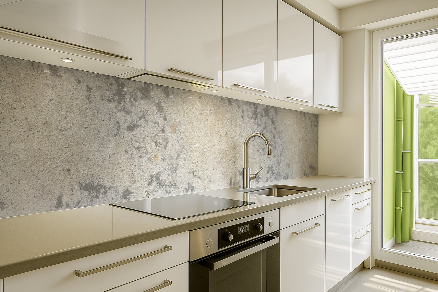 Küchenrückwand Betonoptik