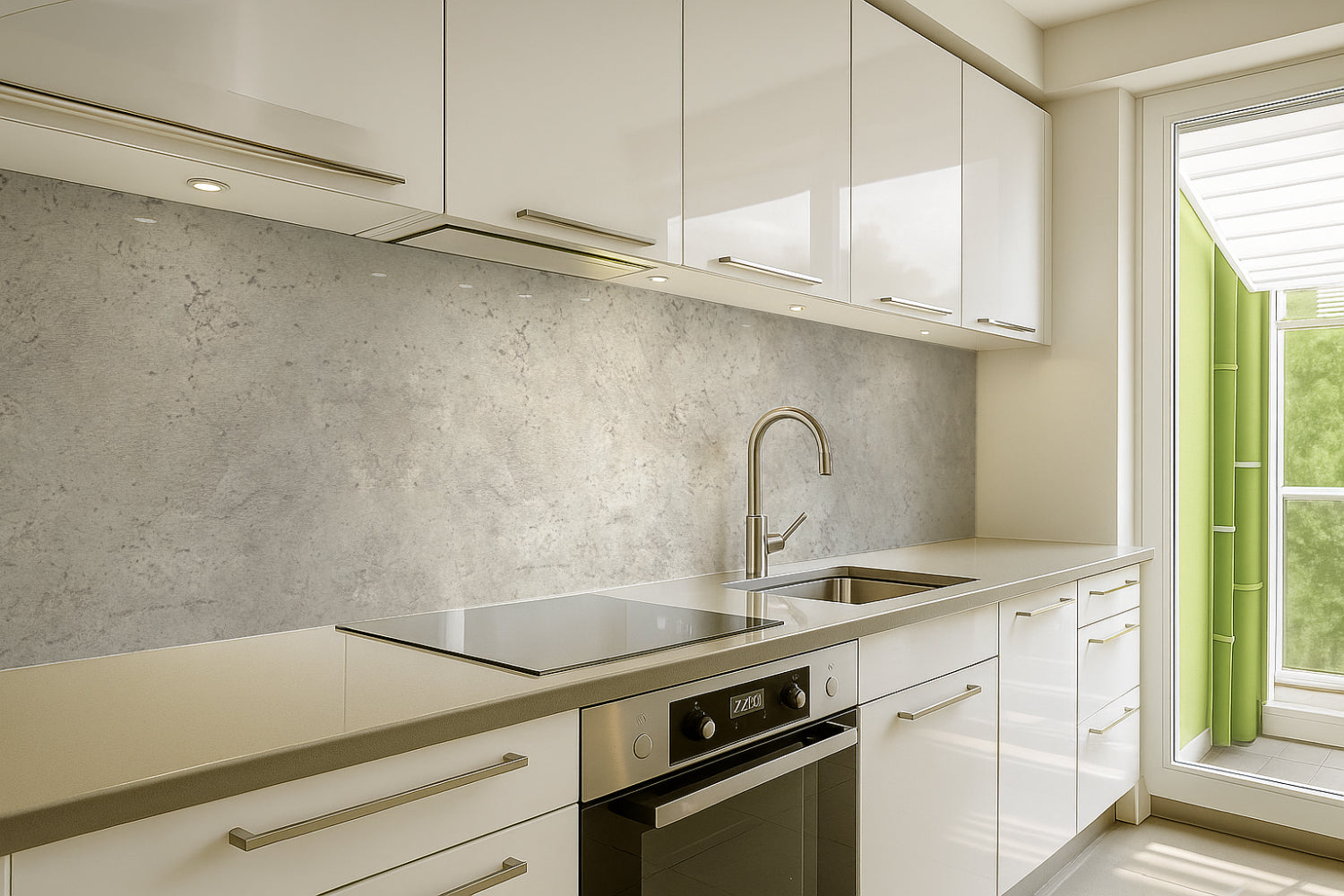 Küchenrückwand Betonoptik