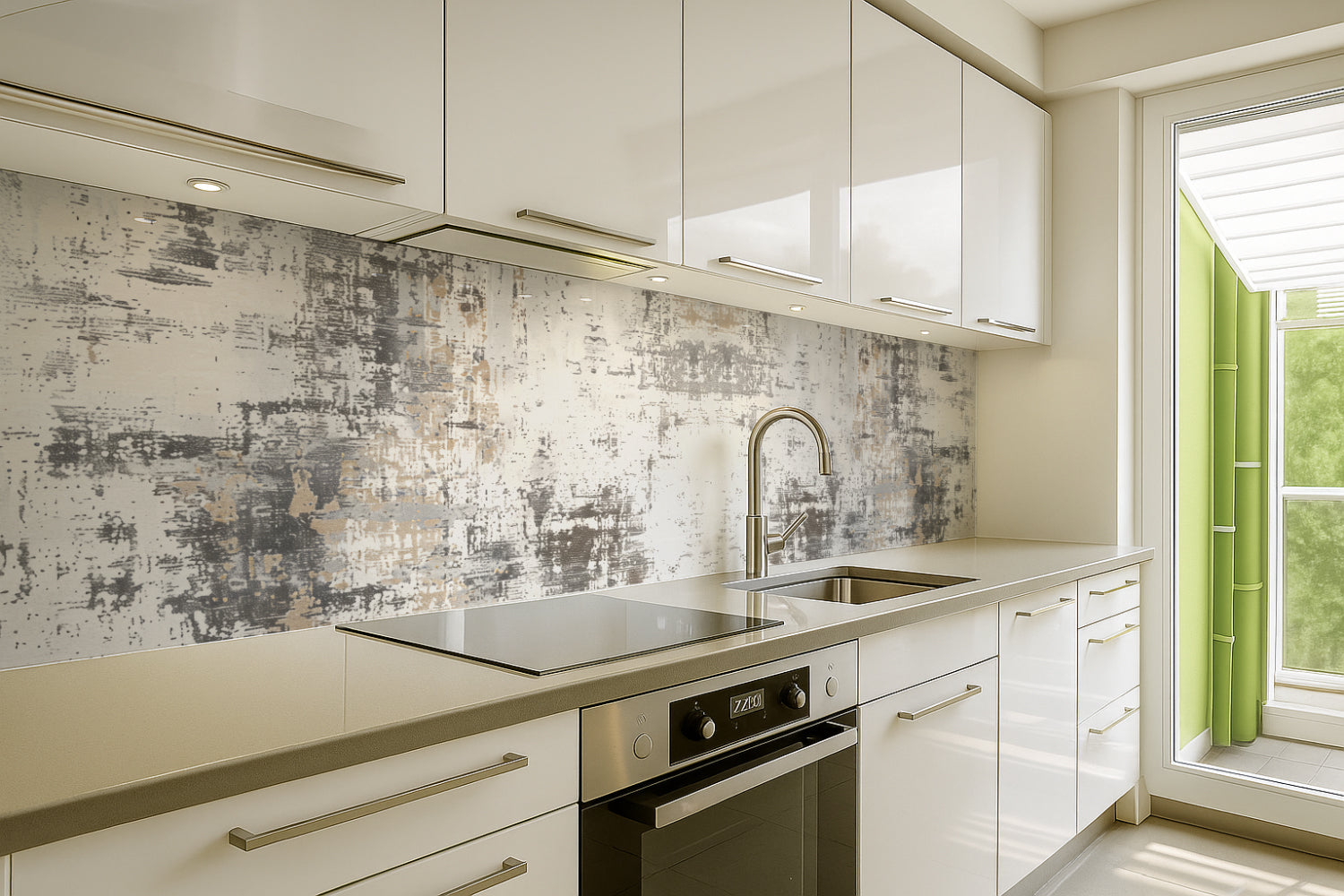 Küchenrückwand Betonoptik